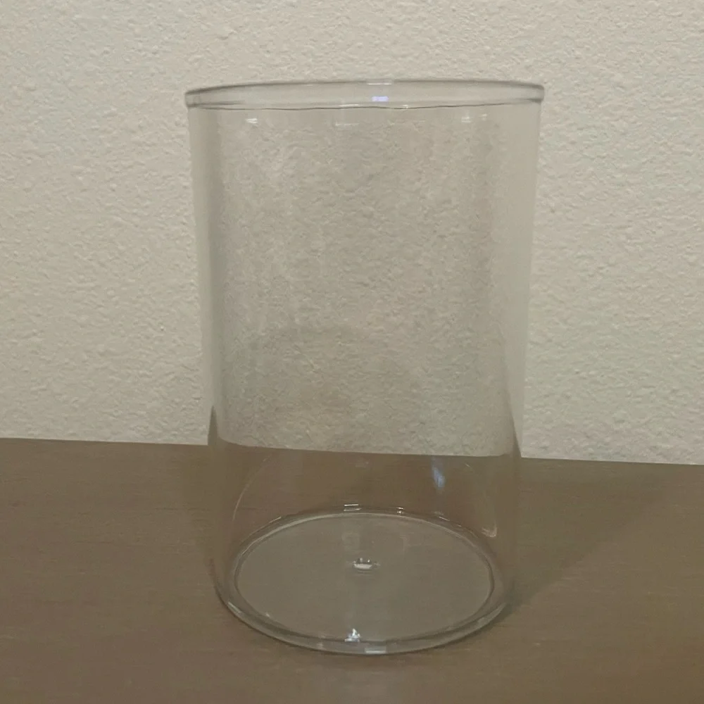 ⭐️ 5/$25 NWOT Clear acrylic cup